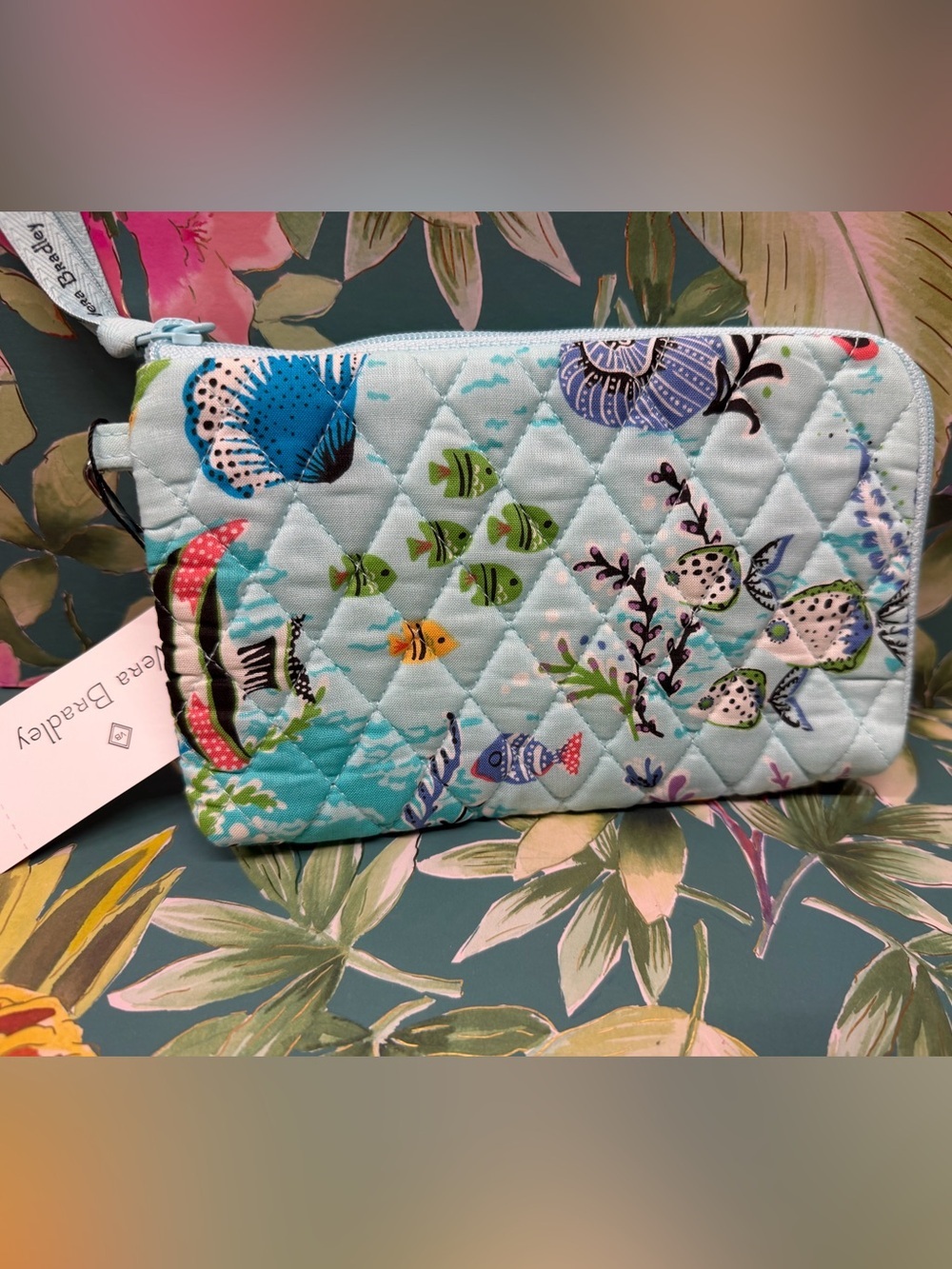Vera Bradley Antille’s Treasure Slim Wristlet NWT